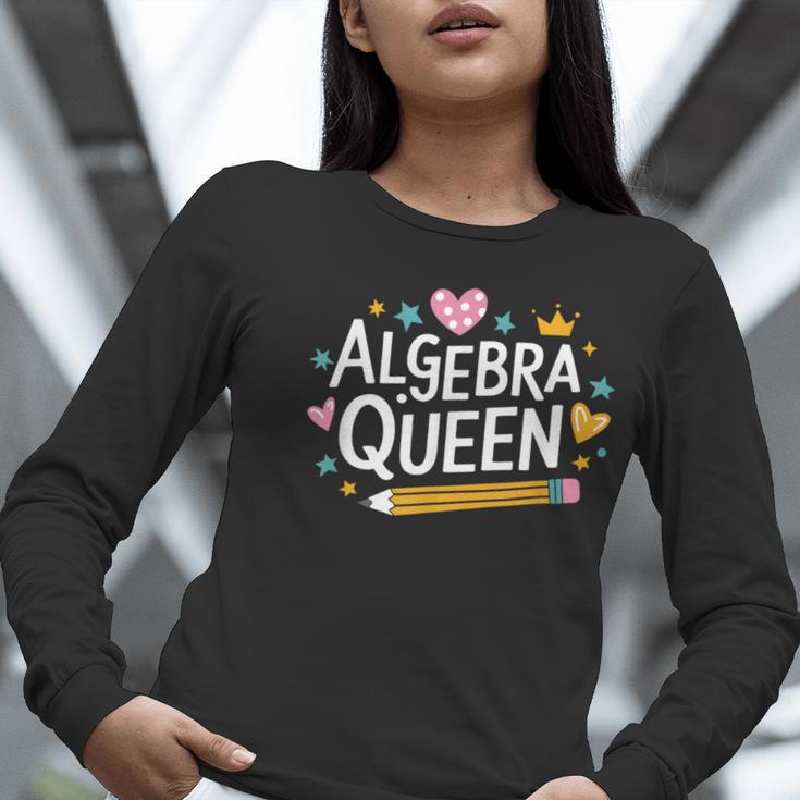Mathematician And Mathematics Teacher Algebra Queen Women Long Sleeve T-Shirt, funny gift Mathematician And Mathematics Teacher Algebra Queen Women Long Sleeve T-Shirt, funny gift