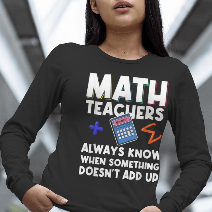 Mathematics Teachers Math Teacher For Men Women Women Long Sleeve T-Shirt, funny gift Mathematics Teachers Math Teacher For Men Women Women Long Sleeve T-Shirt, funny gift