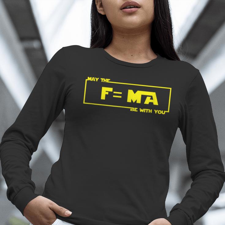 May The Fma Be With You Science Teacher Tshirts For Men Women Women Long Sleeve T-Shirt, Science Teacher Shirts, funny gift