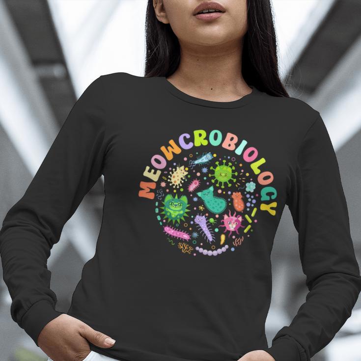 Meowcrobiology Cats Microbiology Science Teacher Women Long Sleeve T-Shirt, Science Teacher Shirts, funny gift Meowcrobiology Cats Microbiology Science Teacher Women Long Sleeve T-Shirt, Science Teacher Shirts, funny gift