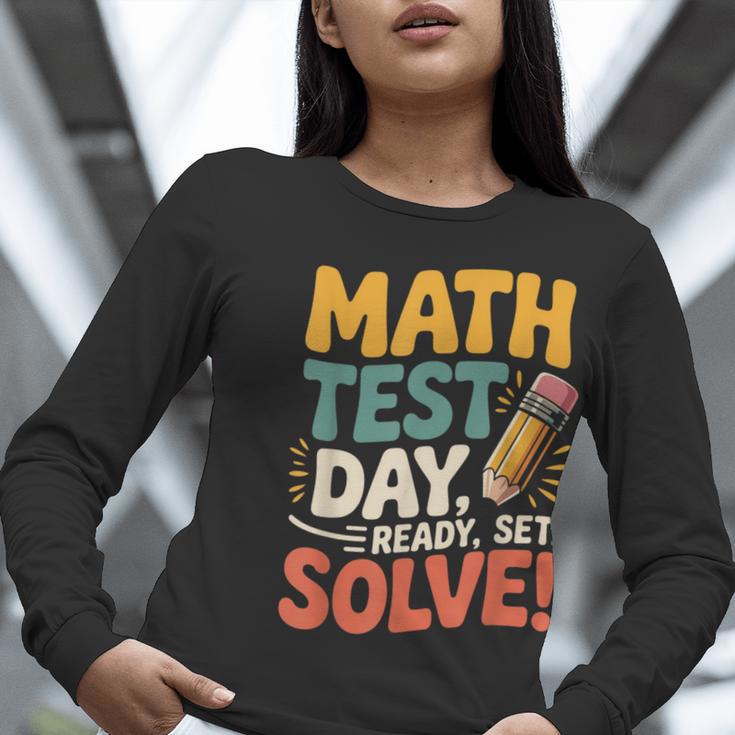 Motivational Math Test Day Shirt Testing Shirts For Teachers Women Long Sleeve T-Shirt, funny gift Motivational Math Test Day Shirt Testing Shirts For Teachers Women Long Sleeve T-Shirt, funny gift