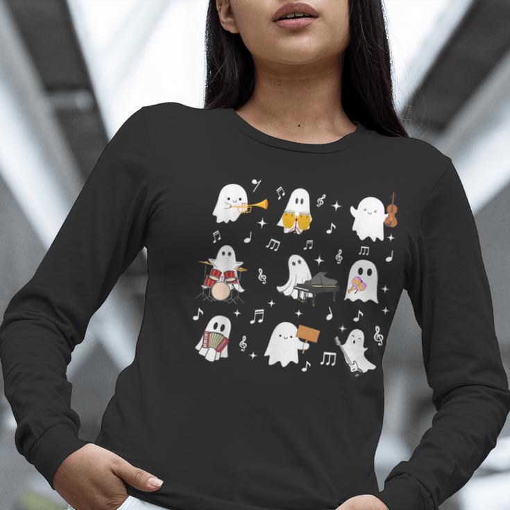 Music Teacher Halloween Music Teacher Education Women Long Sleeve T-Shirt, funny gift Music Teacher Halloween Music Teacher Education Women Long Sleeve T-Shirt, funny gift