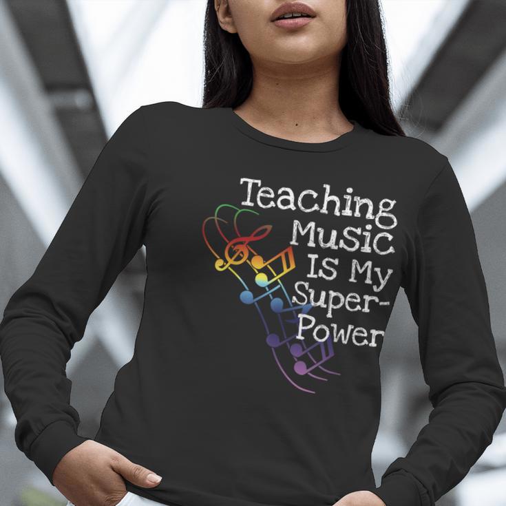 Music Teacher Women Long Sleeve T-Shirt, funny gift Music Teacher Women Long Sleeve T-Shirt, funny gift