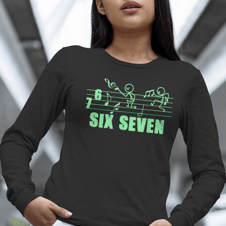 Musical 67 Music Meme Slang Six Seven Music Teacher Women Long Sleeve T-Shirt, funny gift Musical 67 Music Meme Slang Six Seven Music Teacher Women Long Sleeve T-Shirt, funny gift