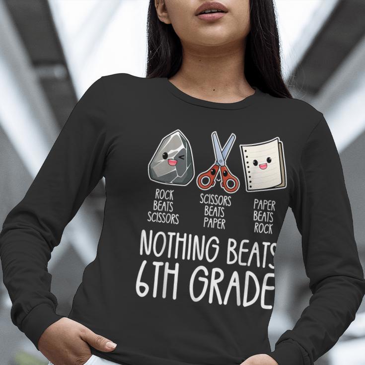 Nothing Beats 6th Grade Back To School Kids Teachers Women Long Sleeve T-Shirt, funny gift Nothing Beats 6th Grade Back To School Kids Teachers Women Long Sleeve T-Shirt, funny gift