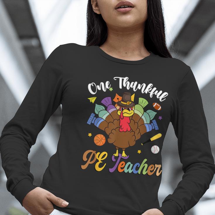 One Thankful PE Teacher Turkey Thanksgiving -Adults & Kids Classic Fit Polyester 100 Short Sleeve Women Long Sleeve T-Shirt, Pe Teacher Shirts, funny gift One Thankful PE Teacher Turkey Thanksgiving -Adults & Kids Classic Fit Polyester 100 Short Sleeve Women Long Sleeve T-Shirt, Pe Teacher Shirts, funny gift