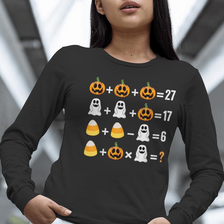 Order Of Operations Quiz Pumpkin Halloween Math Teacher Women Long Sleeve T-Shirt, funny gift Order Of Operations Quiz Pumpkin Halloween Math Teacher Women Long Sleeve T-Shirt, funny gift