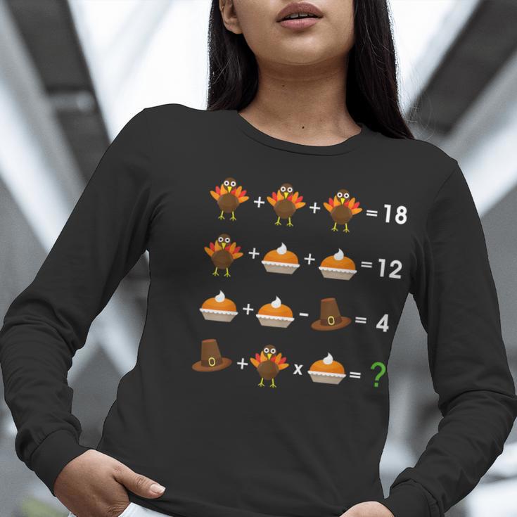 Order Of Operations Thanksgiving Quiz Math Teacher Women Long Sleeve T-Shirt, funny gift Order Of Operations Thanksgiving Quiz Math Teacher Women Long Sleeve T-Shirt, funny gift