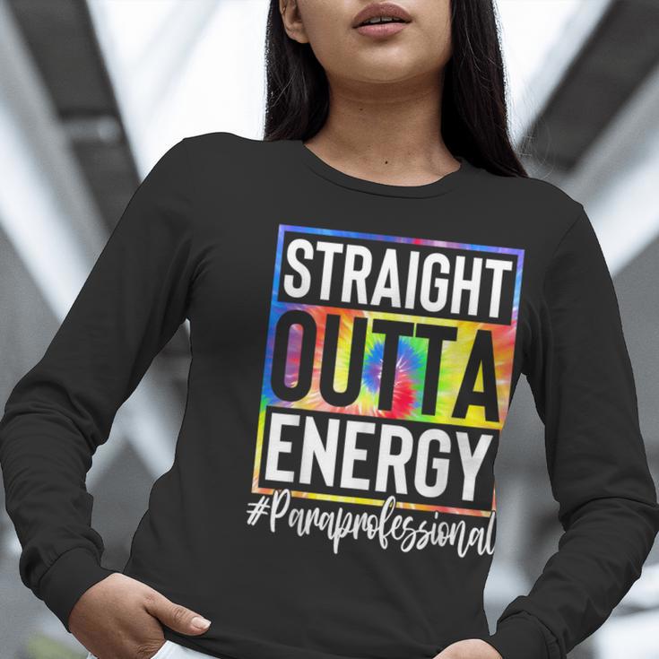 Paraprofessional Straight Outta Energy Teacher Life For Men Women Women Long Sleeve T-Shirt, funny gift Paraprofessional Straight Outta Energy Teacher Life For Men Women Women Long Sleeve T-Shirt, funny gift