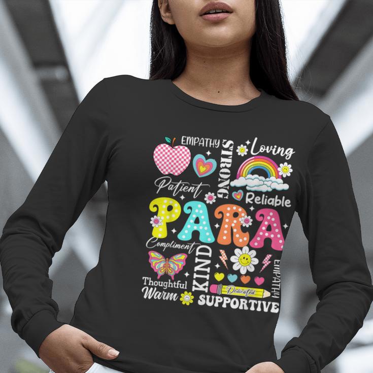 Paras Make It Possible Paraprofessional Paraeducator Teacher Women Long Sleeve T-Shirt, funny gift Paras Make It Possible Paraprofessional Paraeducator Teacher Women Long Sleeve T-Shirt, funny gift