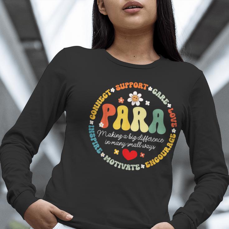 Paras Make It Possible Paraprofessional Teacher Assistant Women Long Sleeve T-Shirt, funny gift Paras Make It Possible Paraprofessional Teacher Assistant Women Long Sleeve T-Shirt, funny gift