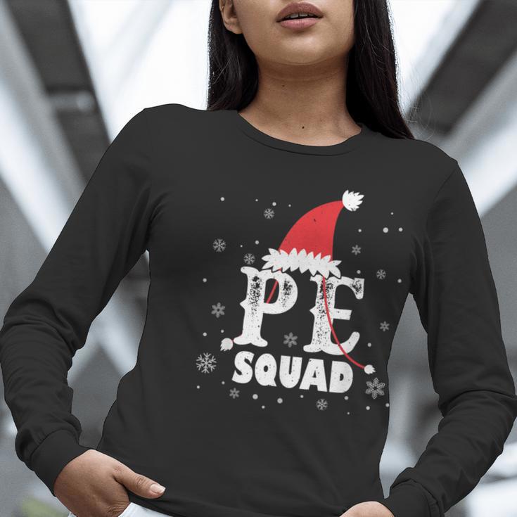 PE Squad Christmas PE Teacher Matching Xmas Women Long Sleeve T-Shirt, Pe Teacher Shirts, funny gift PE Squad Christmas PE Teacher Matching Xmas Women Long Sleeve T-Shirt, Pe Teacher Shirts, funny gift