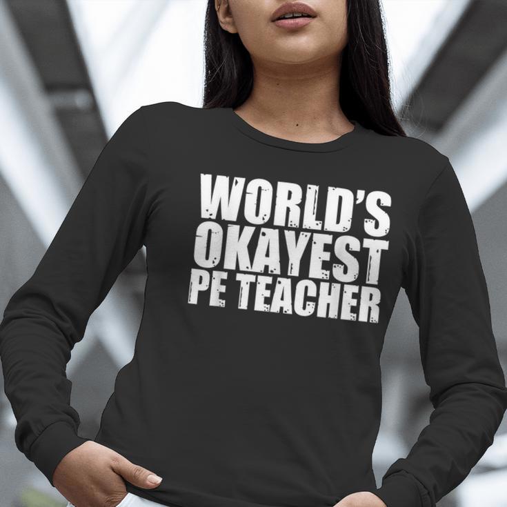 PE Teacher Women Long Sleeve T-Shirt, Pe Teacher Shirts, funny gift PE Teacher Women Long Sleeve T-Shirt, Pe Teacher Shirts, funny gift