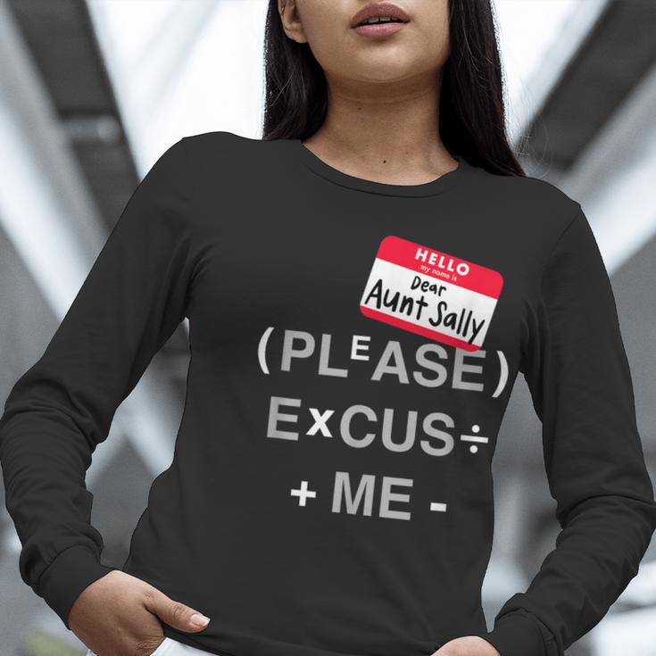PEMDAS Math Teacher Halloween Costume Women Long Sleeve T-Shirt, funny gift
