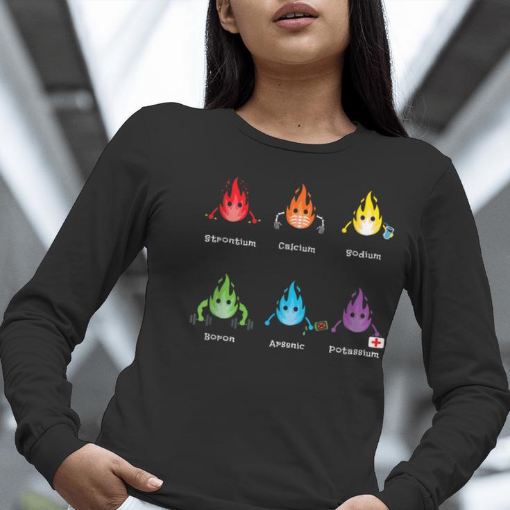 Periodic Elements Chemistry Lovers Science Teacher Women Long Sleeve T-Shirt, Science Teacher Shirts, funny gift