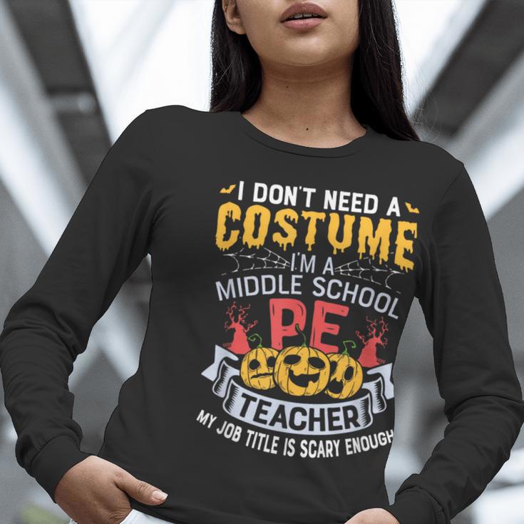 Physical Education School PE Teacher Halloween Costume Men Women Women Long Sleeve T-Shirt, Pe Teacher Shirts, funny gift Physical Education School PE Teacher Halloween Costume Men Women Women Long Sleeve T-Shirt, Pe Teacher Shirts, funny gift
