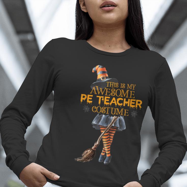 Physical Education Teacher Halloween Costume Witchy Teacher For Men Women Women Long Sleeve T-Shirt, funny gift Physical Education Teacher Halloween Costume Witchy Teacher For Men Women Women Long Sleeve T-Shirt, funny gift