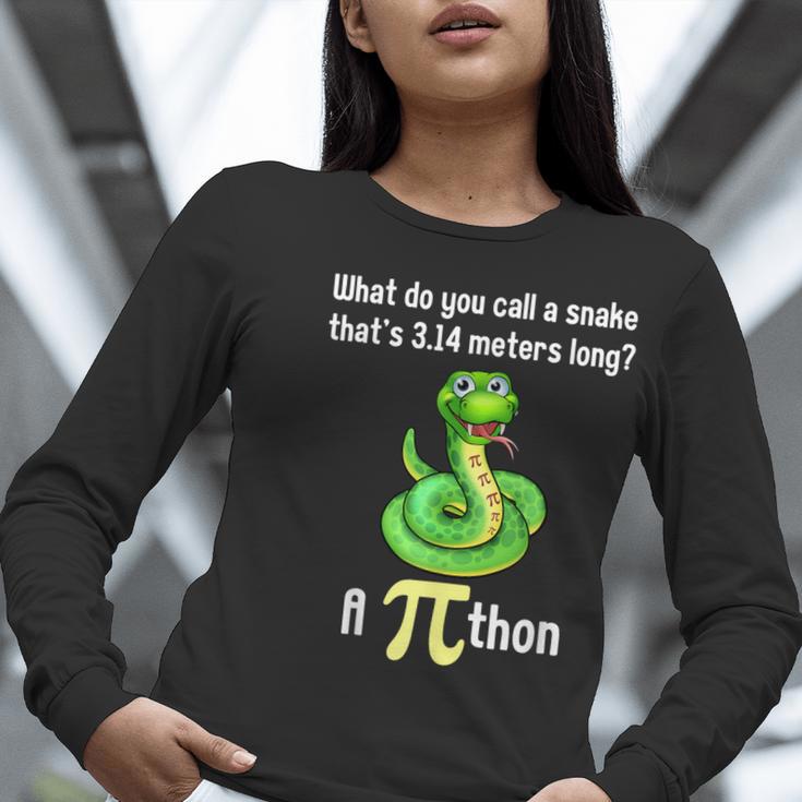Pi Day Puns Pithon Math Teacher Jokes Women Men Kids Women Long Sleeve T-Shirt, funny gift Pi Day Puns Pithon Math Teacher Jokes Women Men Kids Women Long Sleeve T-Shirt, funny gift