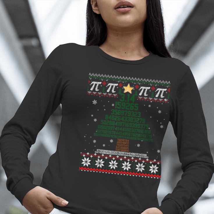 Pi Tree Christmas Math Teacher Ugly Sweater Men Women Kids Women Long Sleeve T-Shirt, funny gift Pi Tree Christmas Math Teacher Ugly Sweater Men Women Kids Women Long Sleeve T-Shirt, funny gift