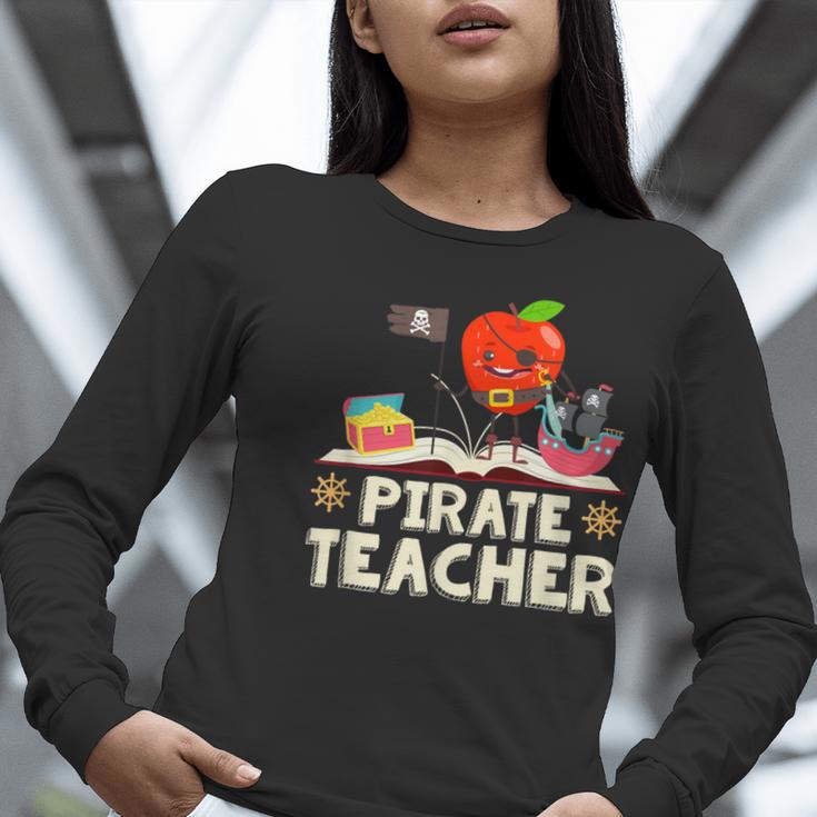 Pirate Teacher Men Women Kids Women Long Sleeve T-Shirt, funny gift