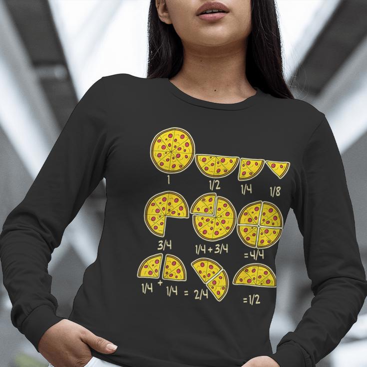 Pizza Salami Cheese Quick Math Fractions Math Teachers For Men Women Girls Kids Women Long Sleeve T-Shirt, funny gift Pizza Salami Cheese Quick Math Fractions Math Teachers For Men Women Girls Kids Women Long Sleeve T-Shirt, funny gift