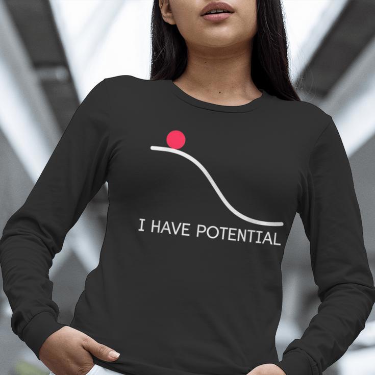 I Have Potential Energy Physics Science Teachers Women Long Sleeve T-Shirt, Science Teacher Shirts, funny gift I Have Potential Energy Physics Science Teachers Women Long Sleeve T-Shirt, Science Teacher Shirts, funny gift