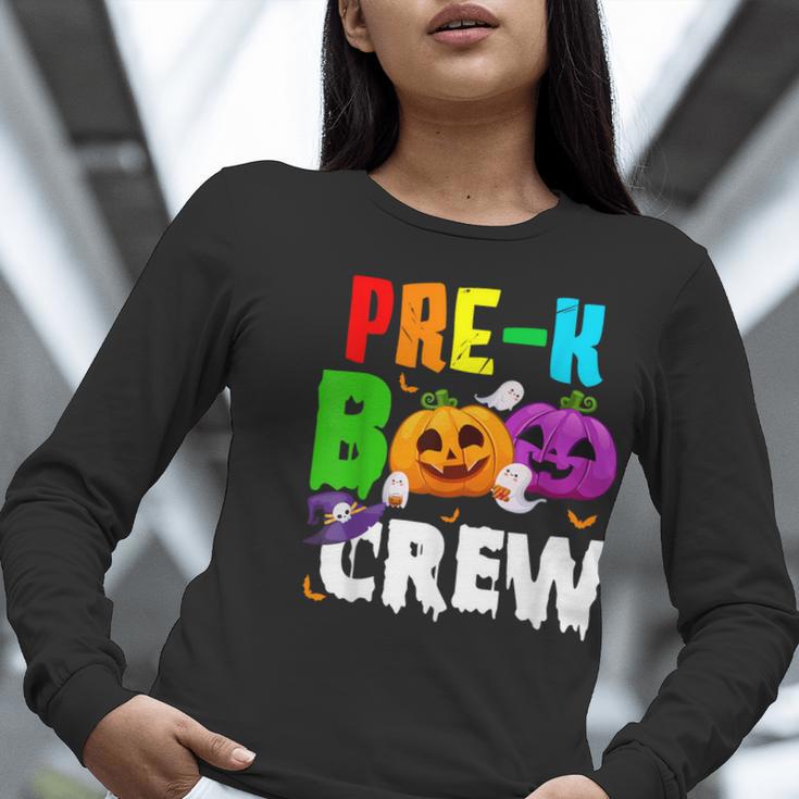Pre K Boo Crew Halloween Costume Teachers Kids Women Long Sleeve T-Shirt, funny gift Pre K Boo Crew Halloween Costume Teachers Kids Women Long Sleeve T-Shirt, funny gift