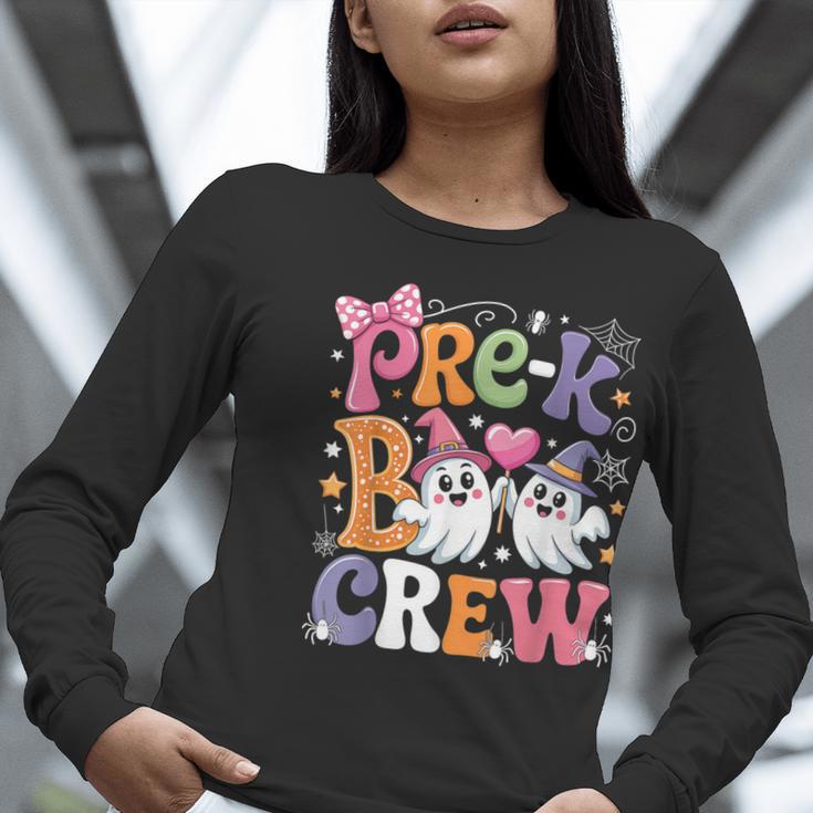 Pre-K Boo Crew Pre-K Teacher Student Kids Halloween Women Long Sleeve T-Shirt, funny gift Pre-K Boo Crew Pre-K Teacher Student Kids Halloween Women Long Sleeve T-Shirt, funny gift