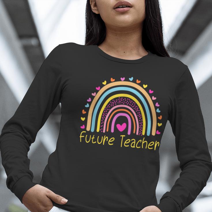 Pre-K Preschool Kindergarten Future Teacher Rainbow Women Long Sleeve T-Shirt, Future Teacher Shirts, funny gift Pre-K Preschool Kindergarten Future Teacher Rainbow Women Long Sleeve T-Shirt, Future Teacher Shirts, funny gift
