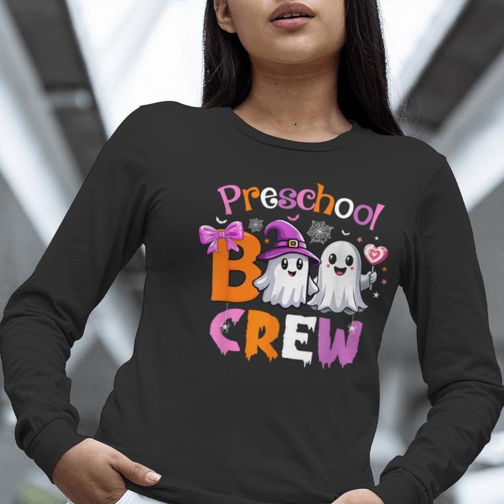 Preschool Boo Crew Preschool Halloween Costume Teacher Kid Women Long Sleeve T-Shirt, funny gift Preschool Boo Crew Preschool Halloween Costume Teacher Kid Women Long Sleeve T-Shirt, funny gift