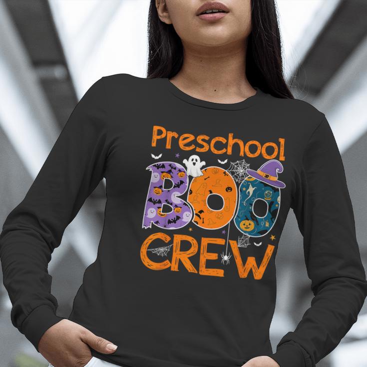Preschool Boo Crew Preschool Halloween Teacher Kids Women Long Sleeve T-Shirt, funny gift Preschool Boo Crew Preschool Halloween Teacher Kids Women Long Sleeve T-Shirt, funny gift