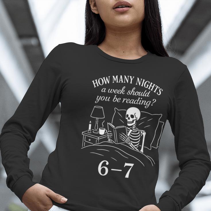 Reading 67 Meme English Teacher 67 Book Lover Humor Women Long Sleeve T-Shirt, English Teacher Shirts, funny gift Reading 67 Meme English Teacher 67 Book Lover Humor Women Long Sleeve T-Shirt, English Teacher Shirts, funny gift