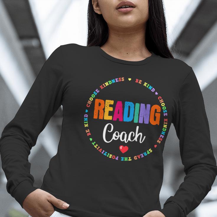 Reading Coach Teacher Interventionist Specialist Literacy Women Long Sleeve T-Shirt, funny gift