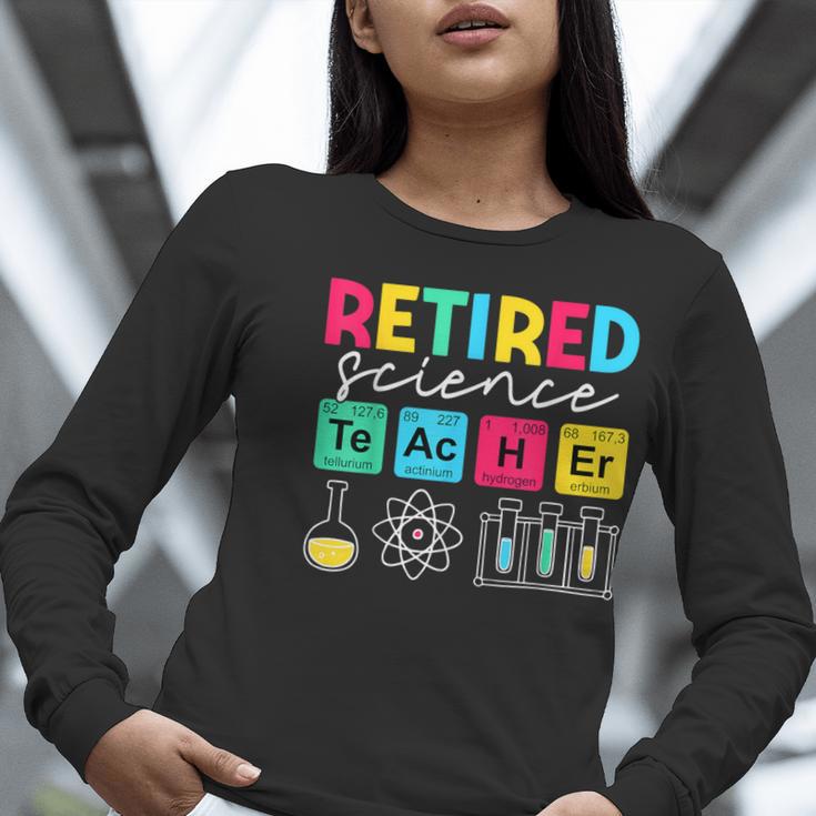 Retired Science Teacher Periodic Table Teacher Life Women Long Sleeve T-Shirt, Science Teacher Shirts, funny gift Retired Science Teacher Periodic Table Teacher Life Women Long Sleeve T-Shirt, Science Teacher Shirts, funny gift