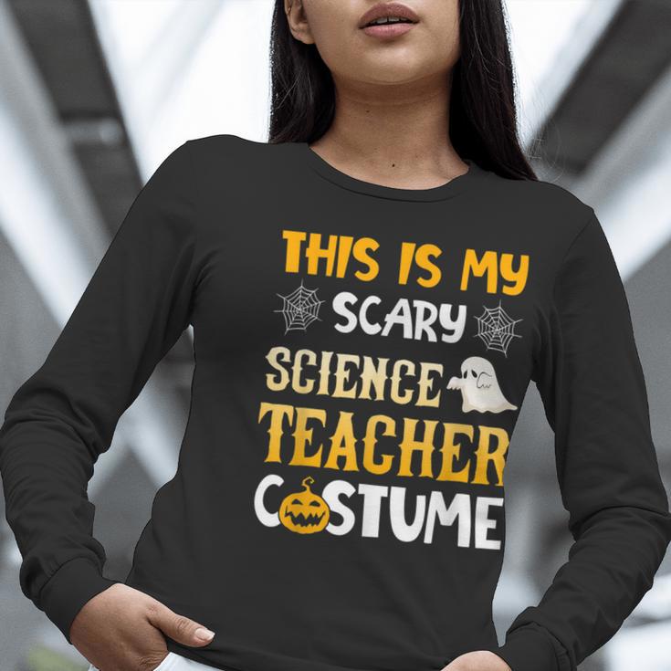 This Is My Scary Science Teacher Halloween Costumes Men Women Kids Women Long Sleeve T-Shirt, Science Teacher Shirts, funny gift This Is My Scary Science Teacher Halloween Costumes Men Women Kids Women Long Sleeve T-Shirt, Science Teacher Shirts, funny gift