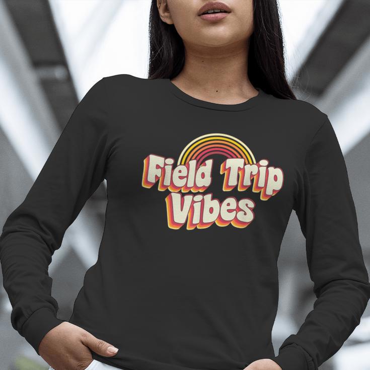 School Bus Trip Vibes Students Teachers Students Field Trip For Men Women Kids Women Long Sleeve T-Shirt, funny gift School Bus Trip Vibes Students Teachers Students Field Trip For Men Women Kids Women Long Sleeve T-Shirt, funny gift