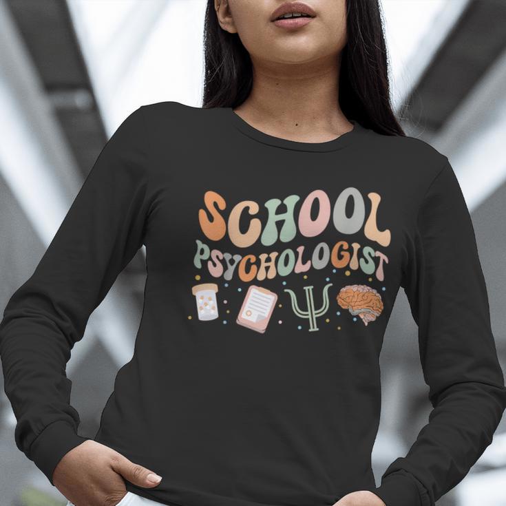 School Psychologist Teacher Psychology School Psychologist Women Long Sleeve T-Shirt, funny gift School Psychologist Teacher Psychology School Psychologist Women Long Sleeve T-Shirt, funny gift