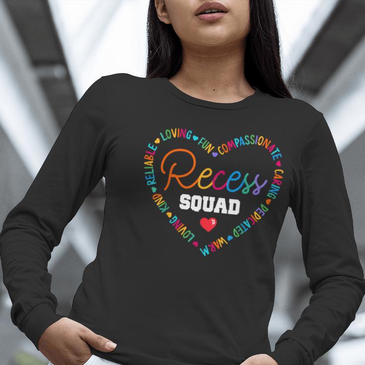 School For Teachers Students Monitor Recess Crew Team Women Long Sleeve T-Shirt, funny gift School For Teachers Students Monitor Recess Crew Team Women Long Sleeve T-Shirt, funny gift