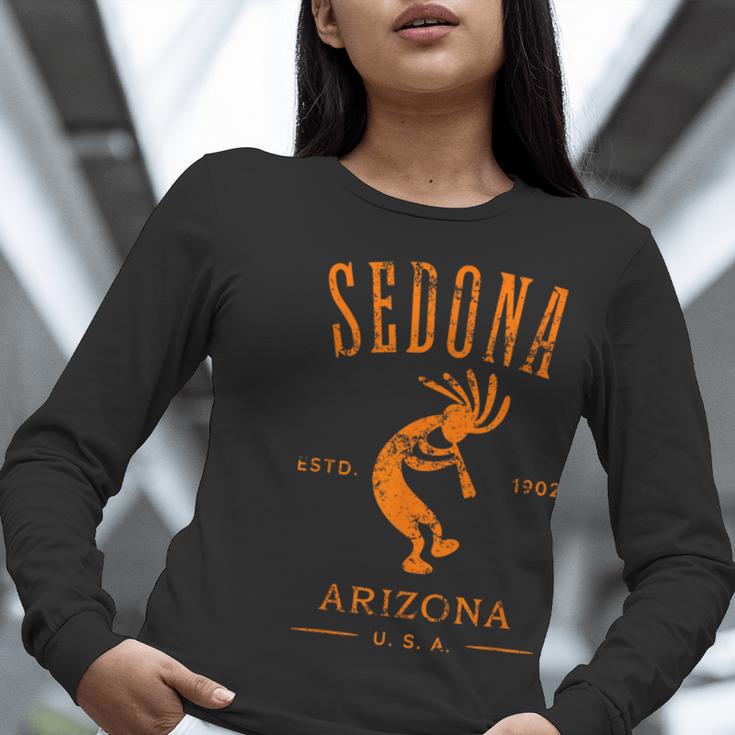 Sedona Arizona Southwestern Style Souvenir Vintage Women Long Sleeve T-Shirt, funny gift