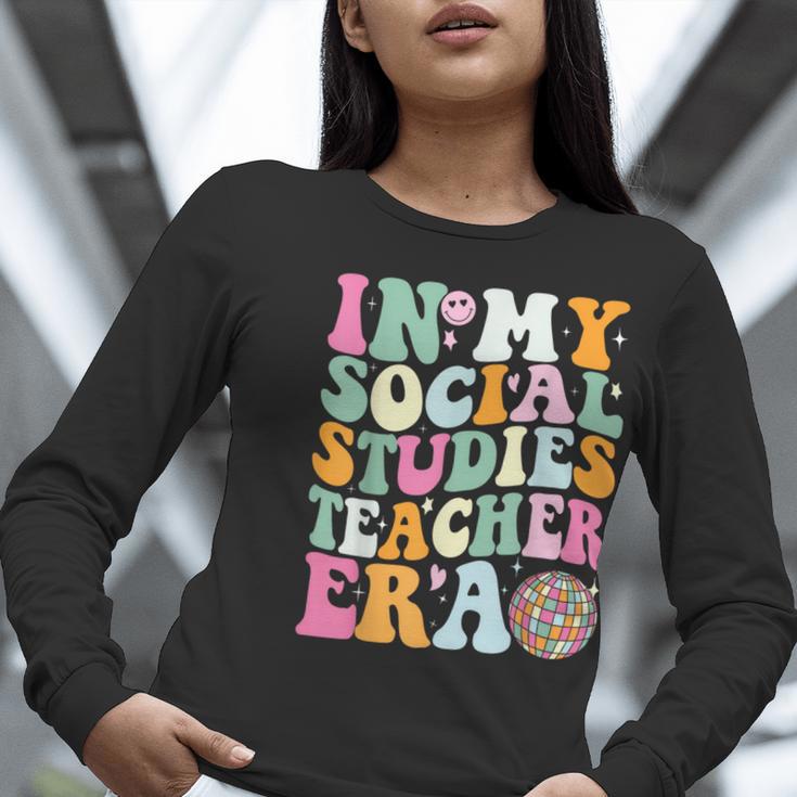 In My Social Studies Teacher Era Cute Social Studies Teacher Women Long Sleeve T-Shirt, funny gift