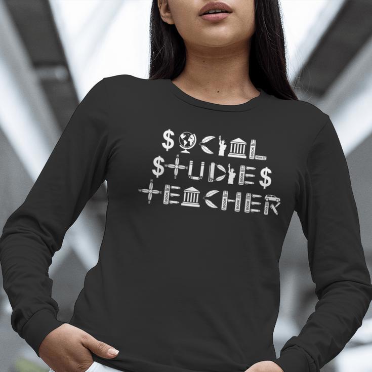 Social Studies Teacher Men Women T-Shirt Women Long Sleeve T-Shirt, funny gift