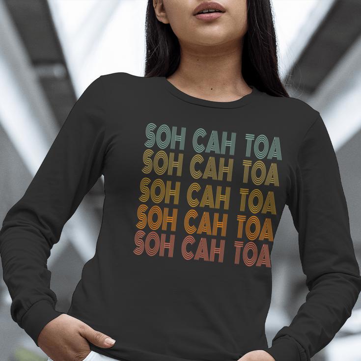 SOH CAH TOA SOHCAHTOA Trigonometry Math Parody Teacher Men Women Kids Women Long Sleeve T-Shirt, funny gift