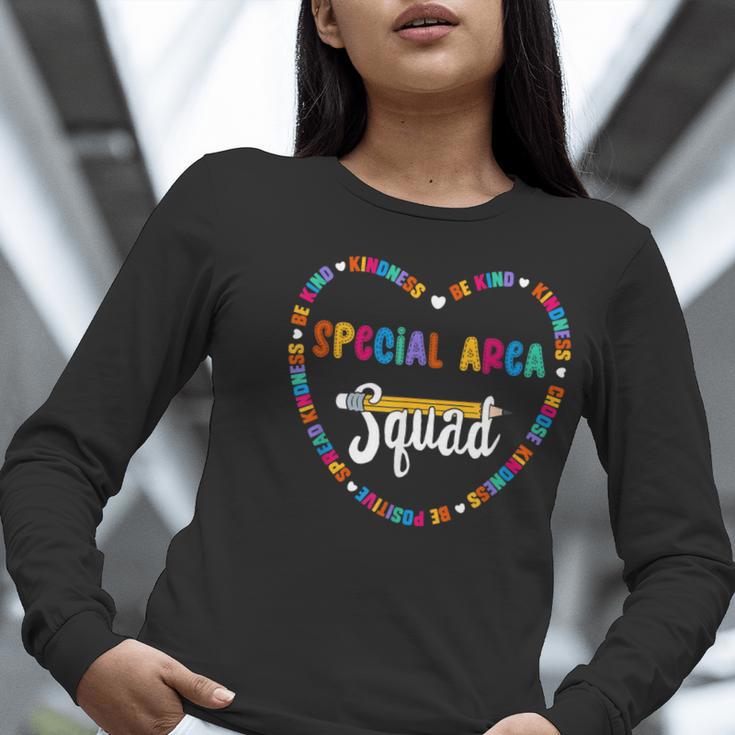 Special Area Squad Team Be Kind School Special Area Teacher Men Women Kids Women Long Sleeve T-Shirt, funny gift Special Area Squad Team Be Kind School Special Area Teacher Men Women Kids Women Long Sleeve T-Shirt, funny gift