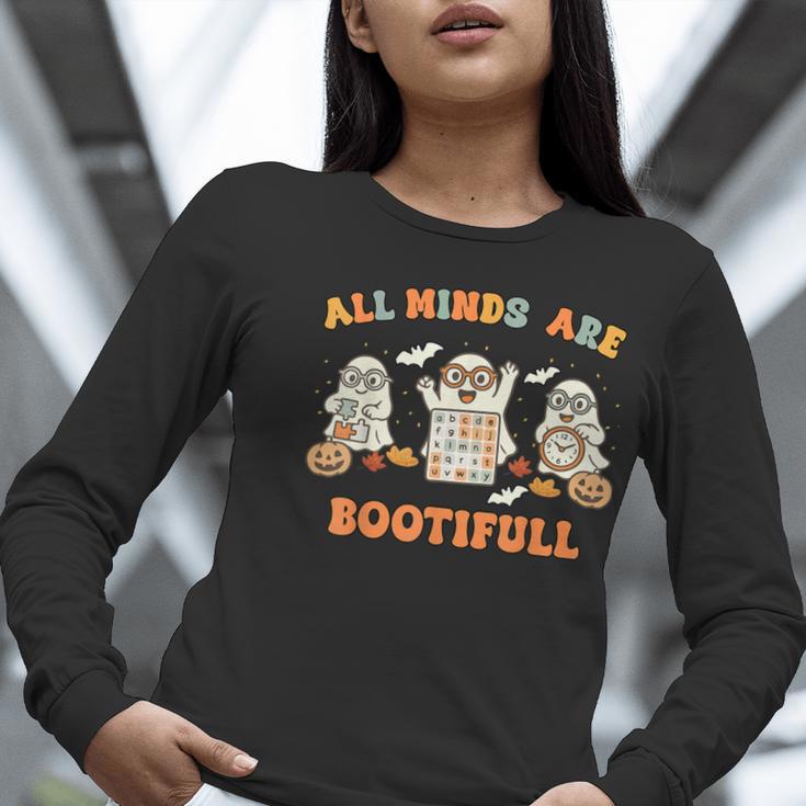 Special Education All Minds SPED Teacher Ghost Halloween Women Long Sleeve T-Shirt, funny gift Special Education All Minds SPED Teacher Ghost Halloween Women Long Sleeve T-Shirt, funny gift
