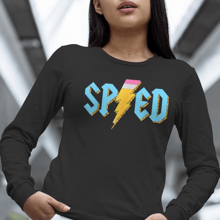 Special Education SPED Rocks Teacher Back To School Rock Women Long Sleeve T-Shirt, funny gift
