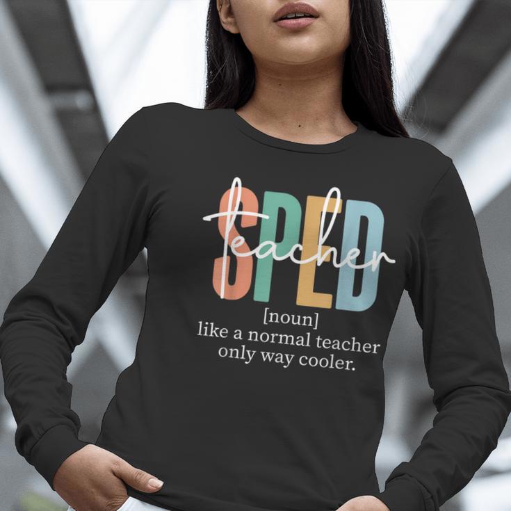 Special Education Sped Teacher Definition For Women & Men Women Long Sleeve T-Shirt, funny gift Special Education Sped Teacher Definition For Women & Men Women Long Sleeve T-Shirt, funny gift