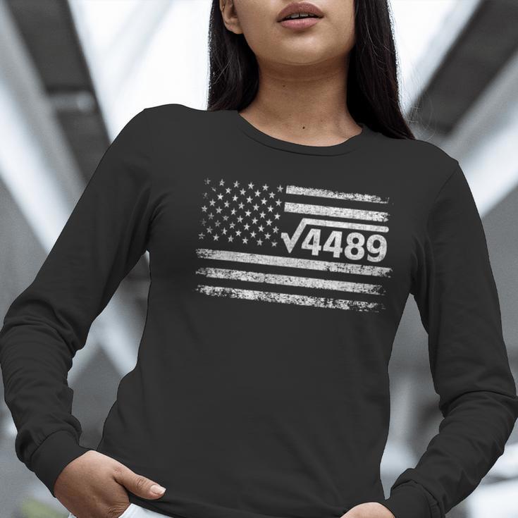 Square Root 4489 Slang Math Teacher Six Seven 6 7 USA Flag Women Long Sleeve T-Shirt, funny gift Square Root 4489 Slang Math Teacher Six Seven 6 7 USA Flag Women Long Sleeve T-Shirt, funny gift