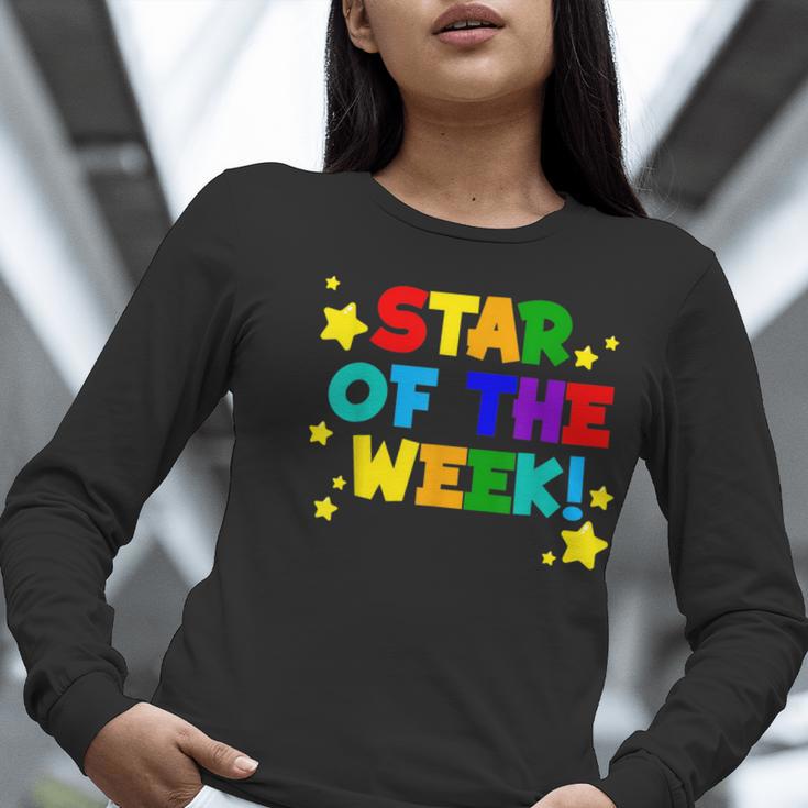 Star Of The Week Cheerful Recognition Student Teachers Class Men Women Kids Women Long Sleeve T-Shirt, funny gift Star Of The Week Cheerful Recognition Student Teachers Class Men Women Kids Women Long Sleeve T-Shirt, funny gift