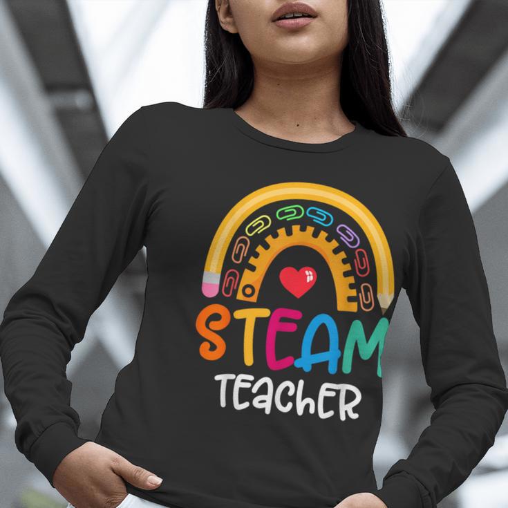STEAM Teacher Squad Team Crew Back To School STEM Special Women Long Sleeve T-Shirt, funny gift STEAM Teacher Squad Team Crew Back To School STEM Special Women Long Sleeve T-Shirt, funny gift
