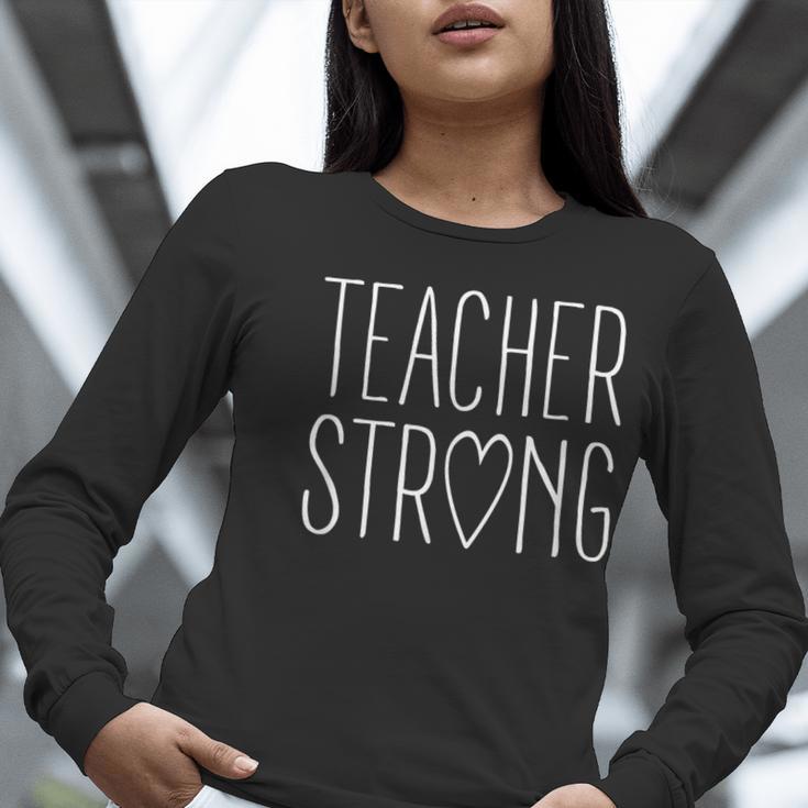Strong Teacher Shirt Great Inspirational Teacher Women Long Sleeve T-Shirt, funny gift Strong Teacher Shirt Great Inspirational Teacher Women Long Sleeve T-Shirt, funny gift